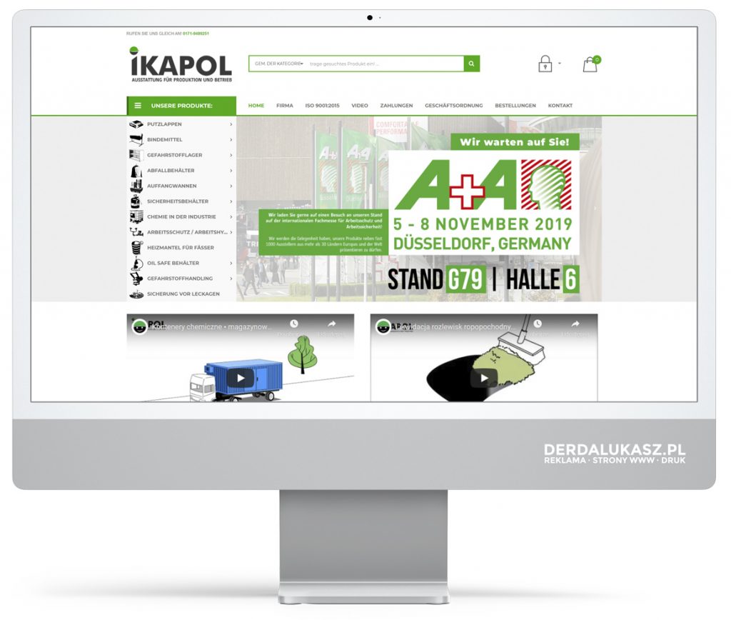 IKAPOL - sklep internetowy (realizacja) - STUDIO REKLAMY | Żary, Żagań, Zielona Góra