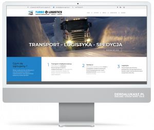 TURBO LOGISTICS Lipinki Łużyckie - strona internetowa (realizacja) - STUDIO REKLAMY | Żary, Żagań, Zielona Góra