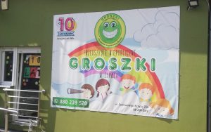 Baner reklamowy Przedszkole Groszki Żary
