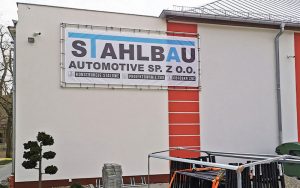 Baner reklamowy STAHLBAU AUTOMOTIVE